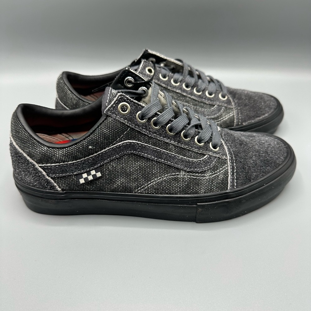 VANS X QUASI Skate Old Skool black denim style Men’s Sneakers. size 7 - Picture 5 of 10